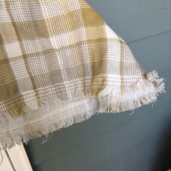 Natural Life Plaid Shift Dress Button Medium - Picture 5 of 9